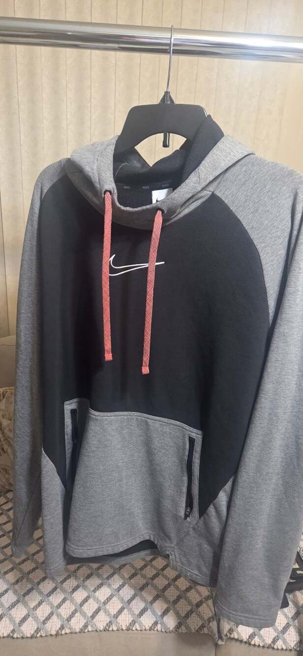 Nike Hoodie Gray Black